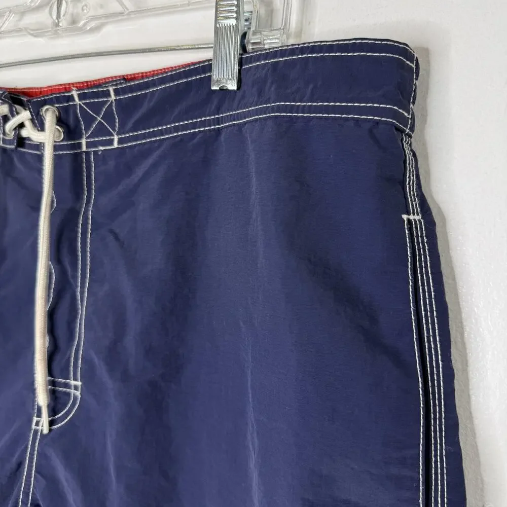 Polo Ralph Lauren Swim Trunks Mens XL Blue Cargo Board Shorts Beach Pockets 9.5